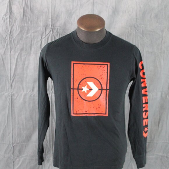 Long-sleeve Basketball Shirt - Converse Classic Logo - Men's Medium - Picture 3 of 8